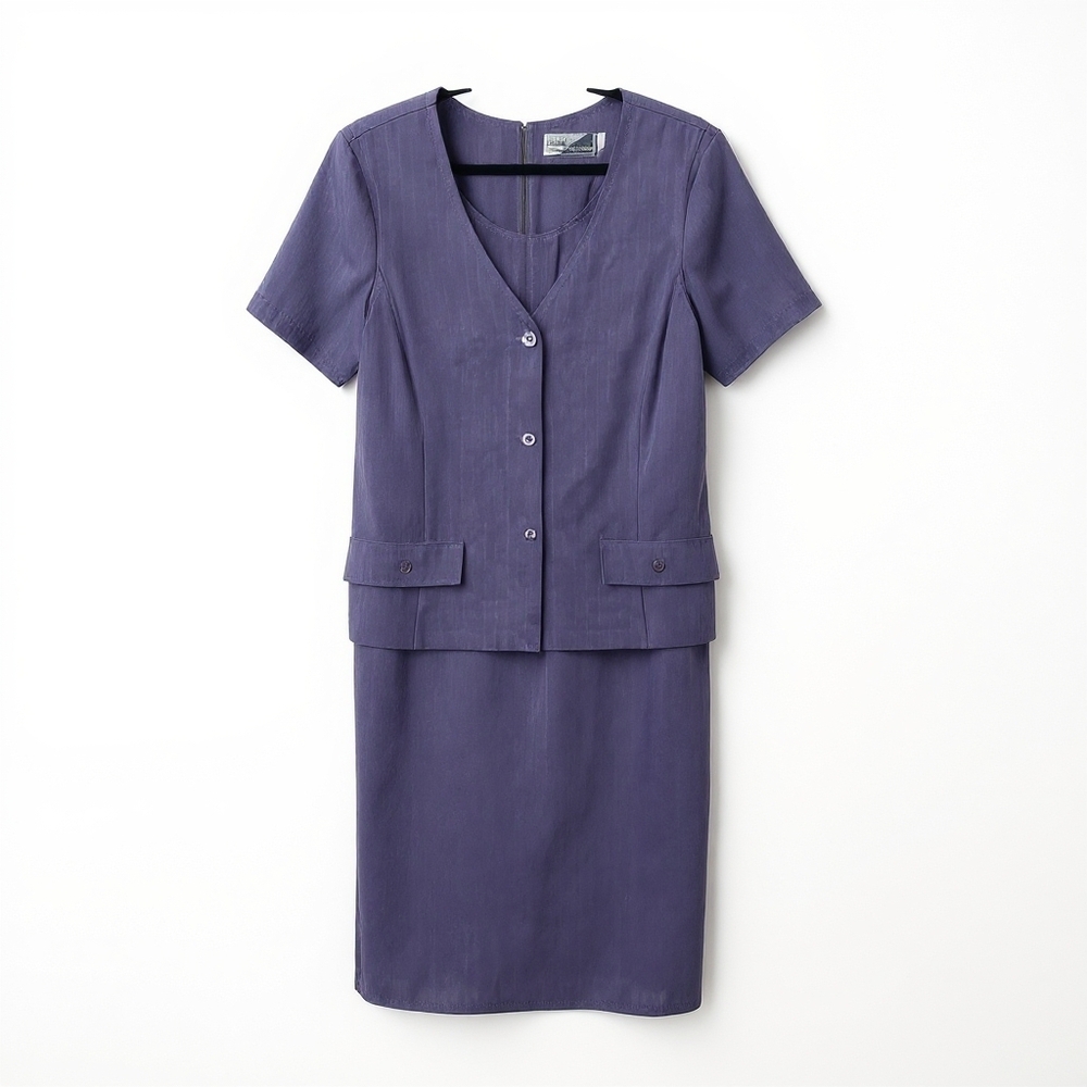 Elegant Purple Women's Dress